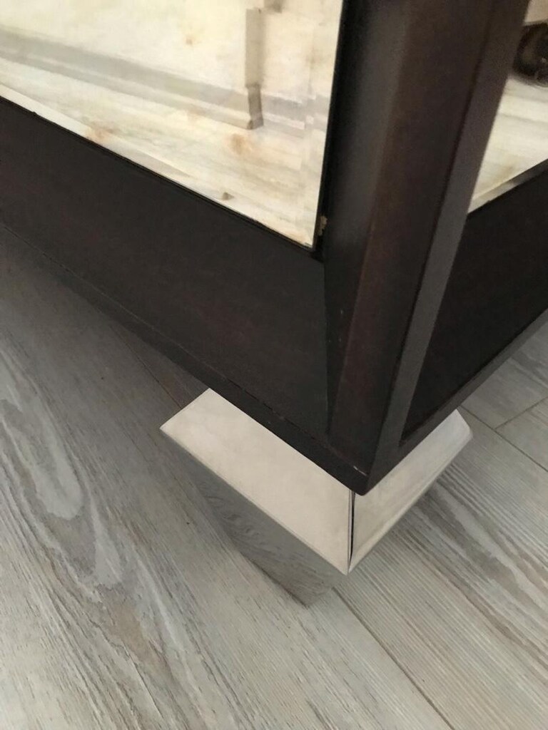 Özel Yapım Eskitme Aynalı Orta Sehpa - 11