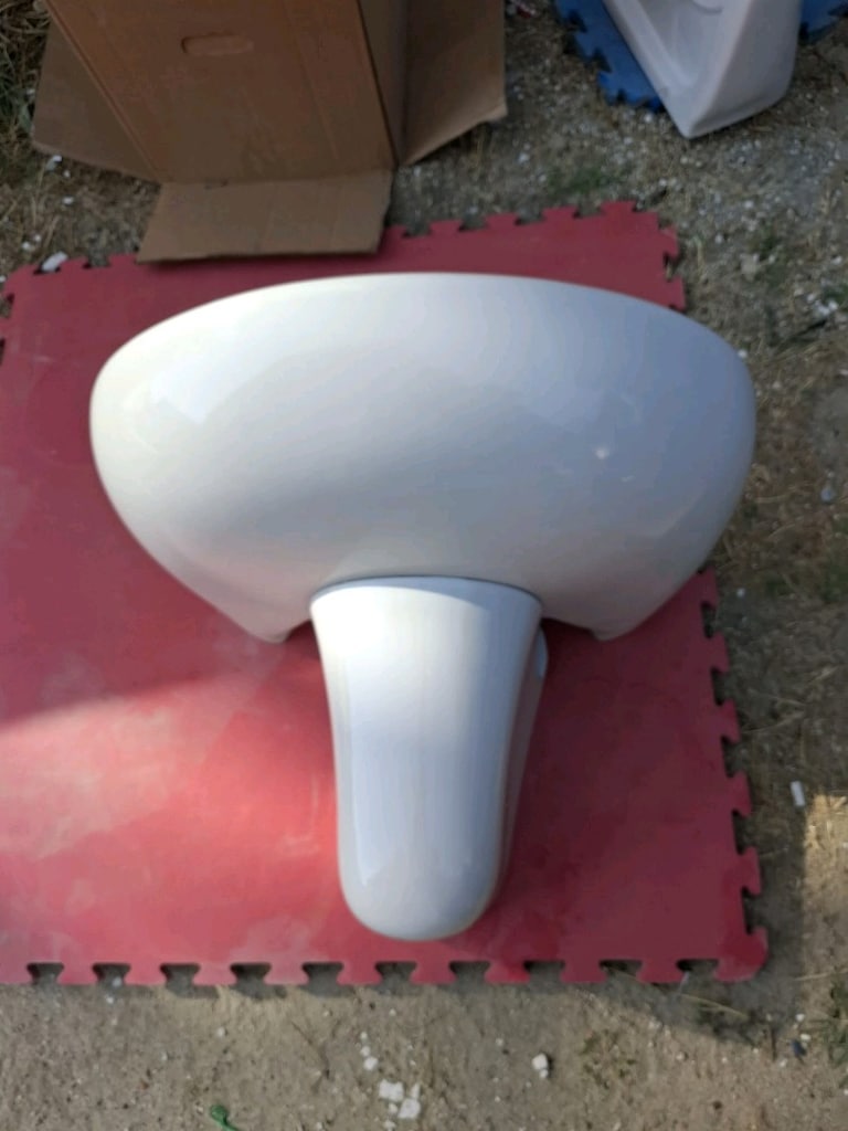 Toprak seramik yarım ayak lavabo52×64 - 3