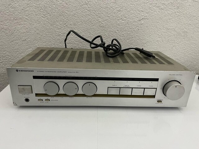 Kenwood KA-50 Vintage Stereo Entegre Amfi – Çalışır Durumda