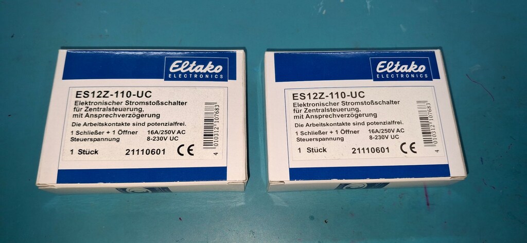 ELTAKO ES12Z-110-UC Merkezi kontrol rolesi 3 adet . ROLE1 - 6
