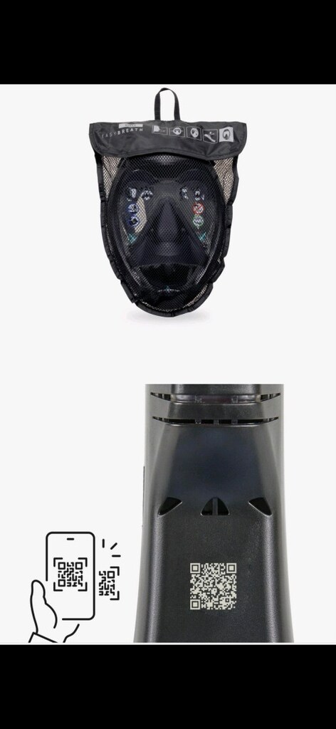 tam yüz maskesi havuz deniz snorkheli - 3