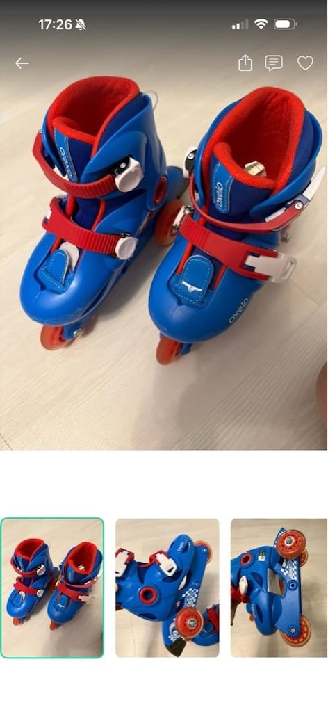 Decathlon Paten 26-28 Numara Temiz çok az kullanıldı - 3
