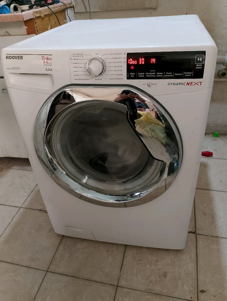 11 kilo yıkama 8 kilo kurutma kapasitesi var Hoover çamaşır makinesi - 2