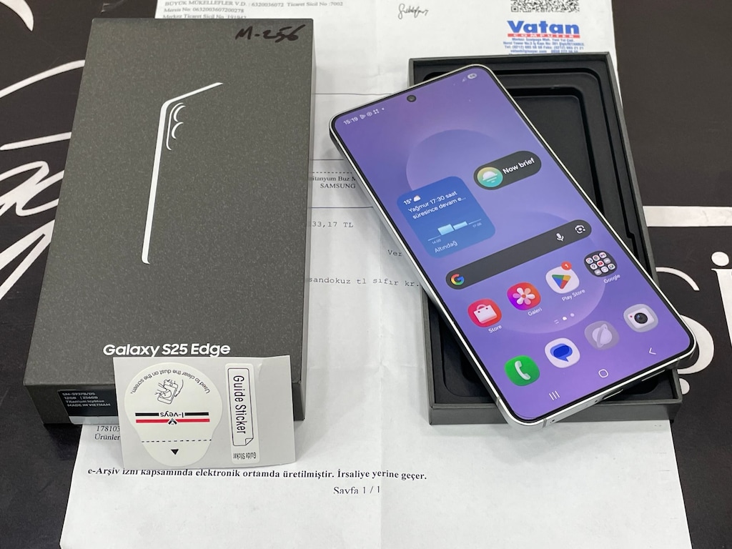 SAMSUNG GALAXY S25 EDGE 12/256GB KUTU FATURALI 15 AY GARANTİLİ - 2