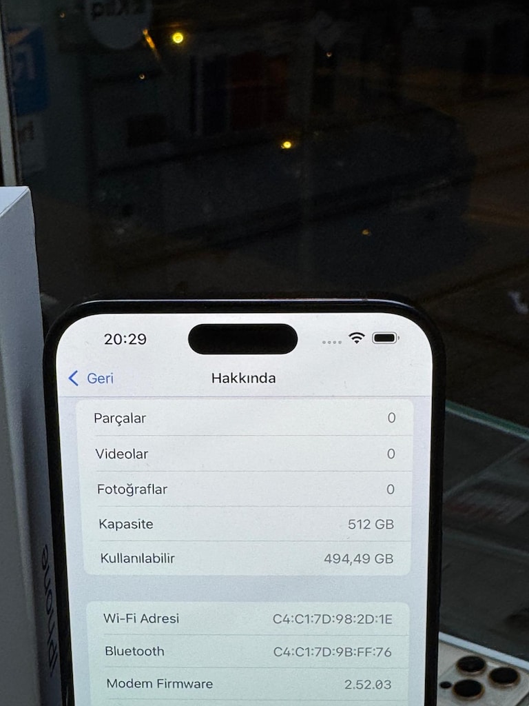 15 pro max 512 gb sıfırdan farksız orjinal takasa açık - 4
