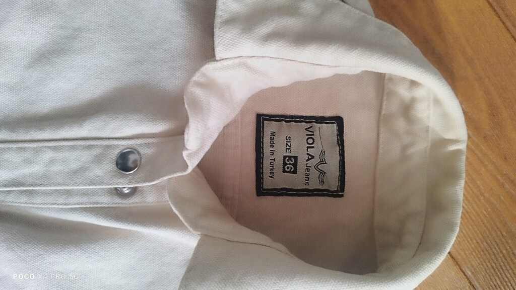 #Viola jeans kalın keten gömlek Eni 55 Boyu 76??? BÜYÜK KIŞ İNDİRİMİ - 6