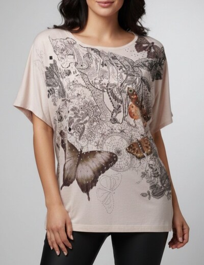 Atmosphere taşlı asimetrik bluz S ZARA MANGO Twist
