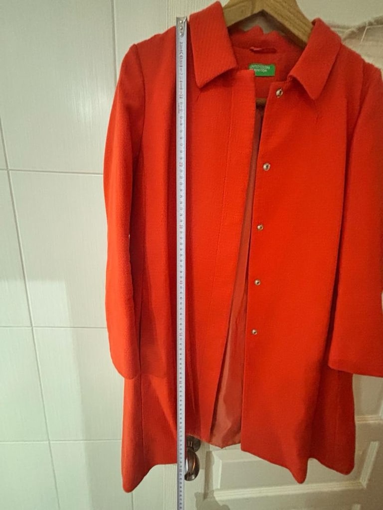 Benetton Marka Trençkot - 8