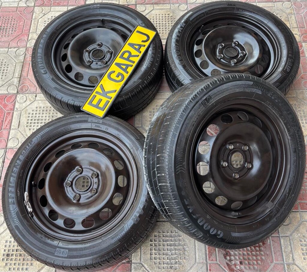 16 inç 5*112 volkswagen kara jant lastik - 2