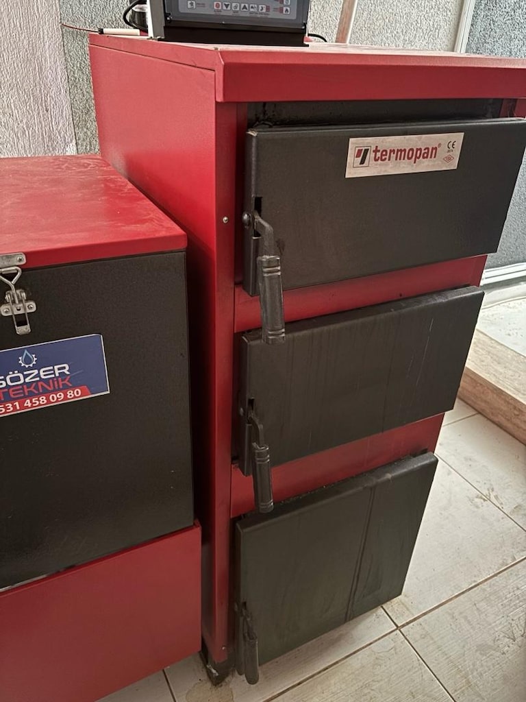 TERMOPAN 46kW Otomatik Yüklemeli Stokerli Kat Kaloriferi Kazanı(Temiz) - 2