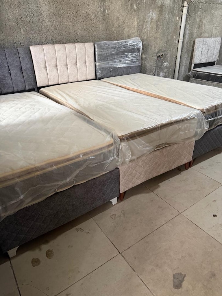sıfır lüks tek kişilik baza başlık yatak - 3