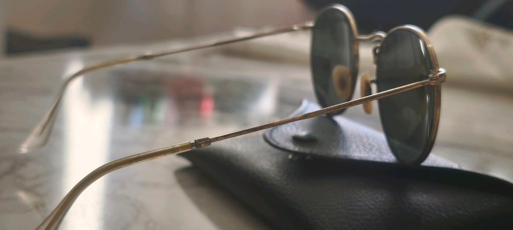 Orijinal Ray-Ban Round Metal Güneş Gözlüğü 50-21 | Kılıflı - 3