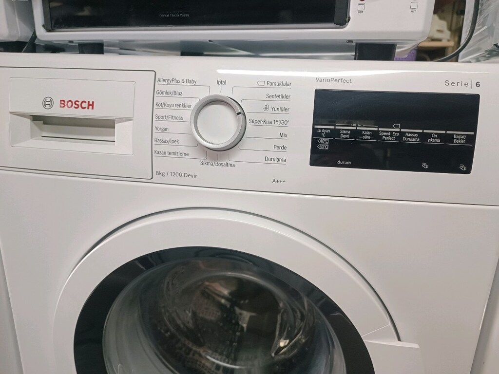 Bosch Serie 6, 8 kg A+++ 1200 devir çamaşır Makinesi - 2
