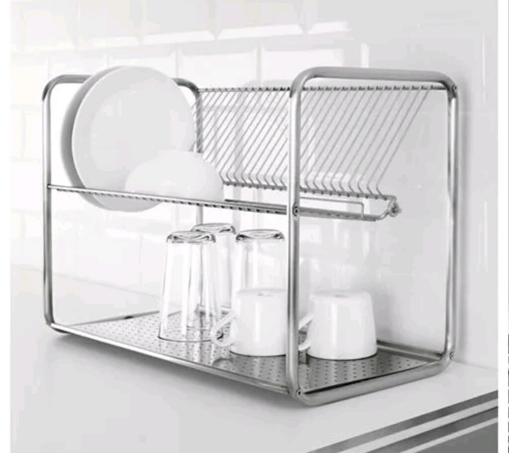 Ordning Bulaşıklık Ikea Orijinal Ürünü Paslanmaz Çelik 50 X27X36 Cm - 2