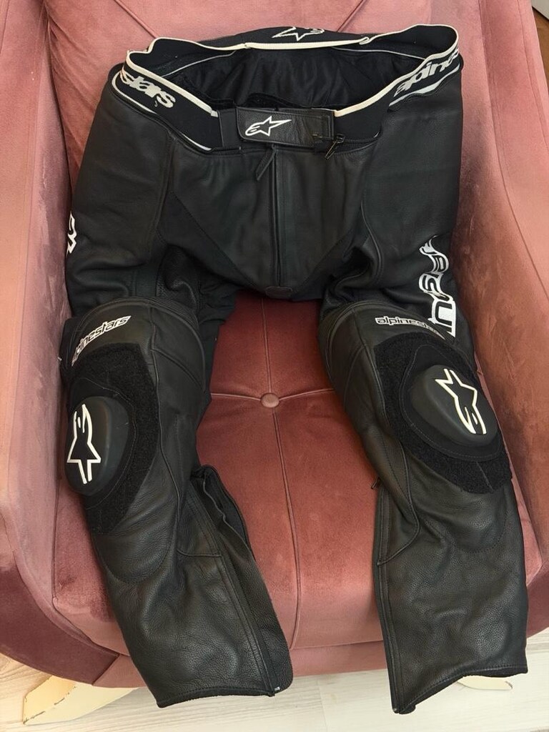 Alpinestars Track Profesyonel Deri Motorsiklet Pantolon - 2