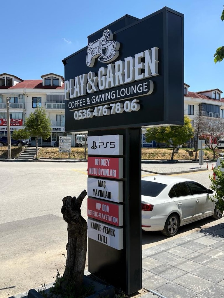 Ticari İşletmeler için 4 metre Işıklı Totem - 2