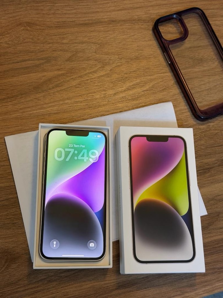 iPhone 14 128GB Kutulu Faturalı GARANTİLİ - 5