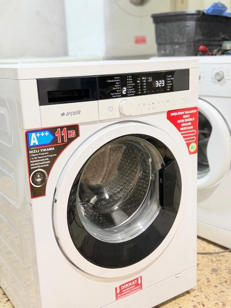 ARÇELİK MARKA 11 KİLO ÇAMAŞIR MAKİNESİ TERTEMİZ YENİ MODEL - 3