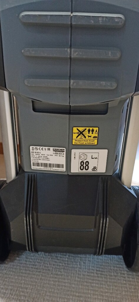 KARCHER PROFESYONEL 5/15 C BASINÇLI YIKAMA MAKİNESİ - 6