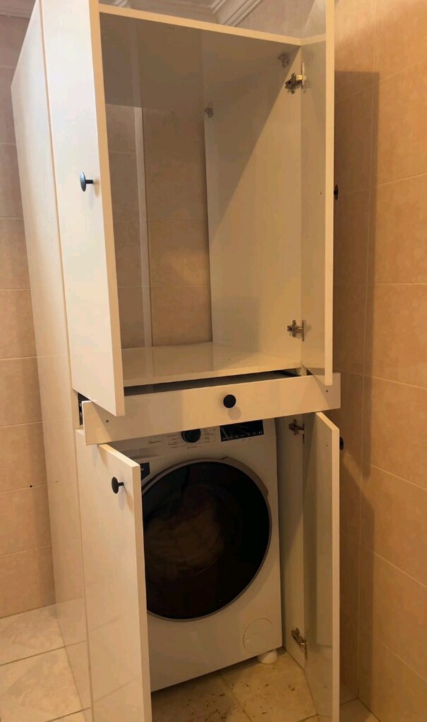 İmalattan MDF çamaşır kurutma makinesi dolabı - 2