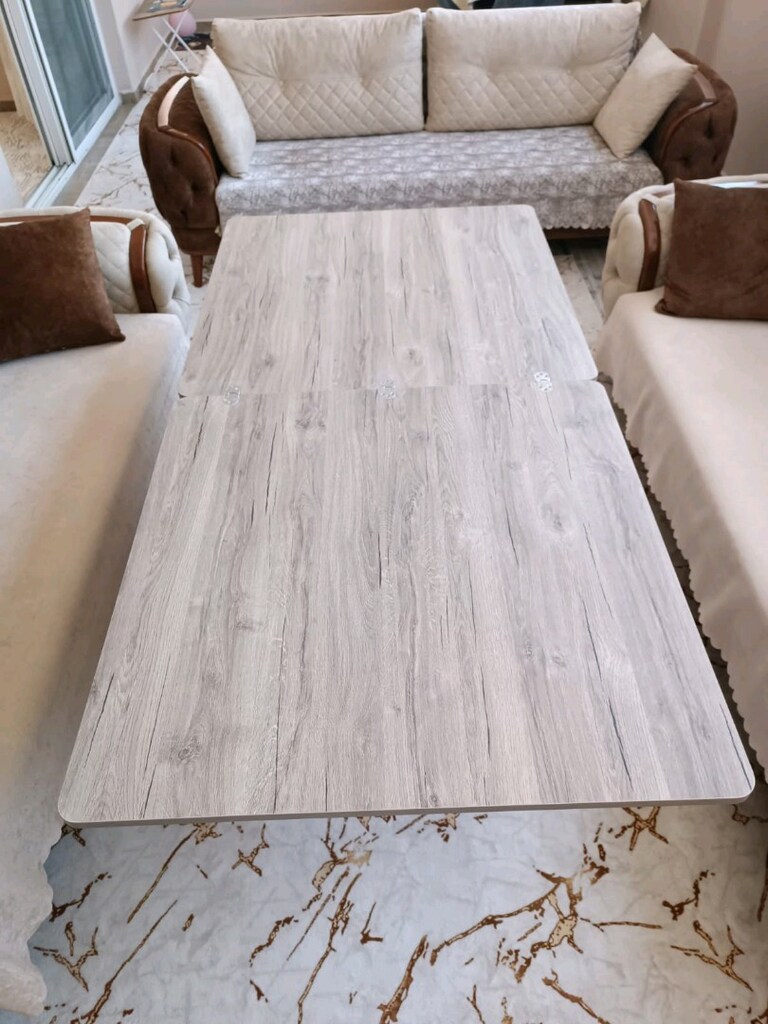 akıllı masa orta sehpa açılır kapanir raylı sehpa masa - 5