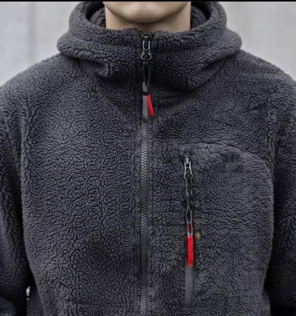 Polar Ceket Erkek Gri Renk - 3