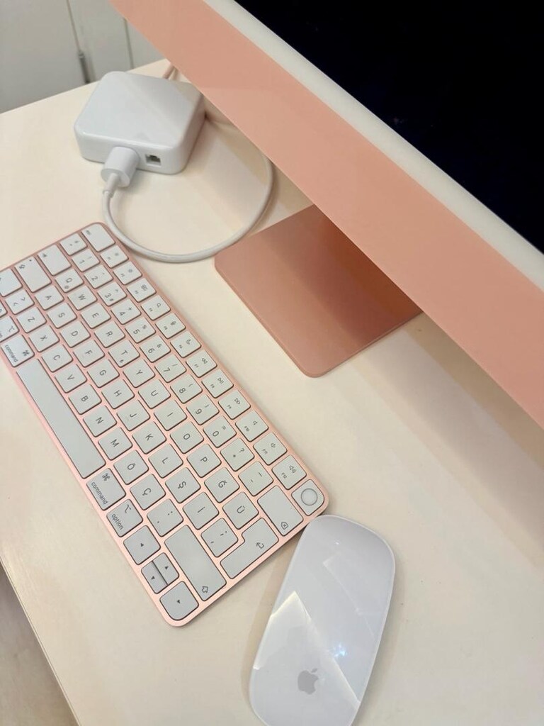 Apple iMac 24” M1 8GB 256GB Pembe – Kutulu, Tertemiz - 8