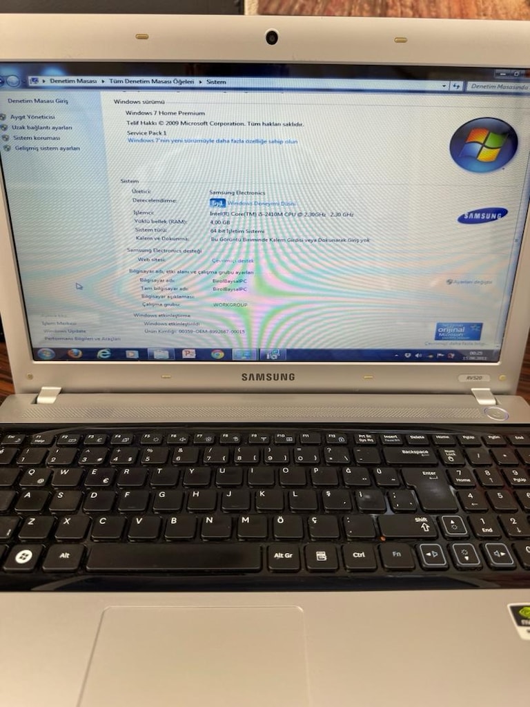 Temiz Samsung RV520 / i5 İşlemci / 4GB RAM / Nvidia Ekran Kartlı Lapto - 10