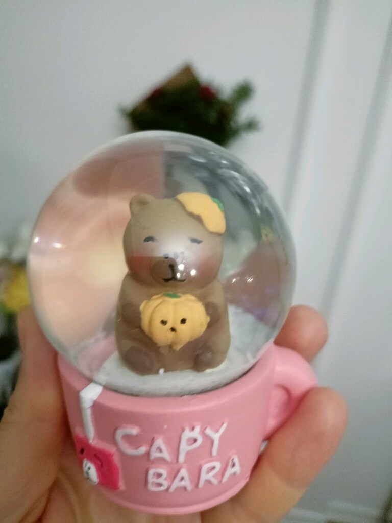 Cappibara Işıklı Kar Küresi - 11