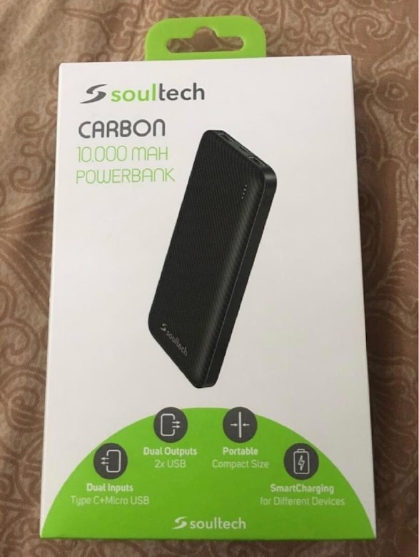 Orjinal Soultech BT141S Carbon 10.000Mah Açılmamış Kutusunda Powerbank - 2