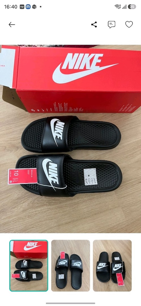 Sıfır kutusunda Nike terlik - 3
