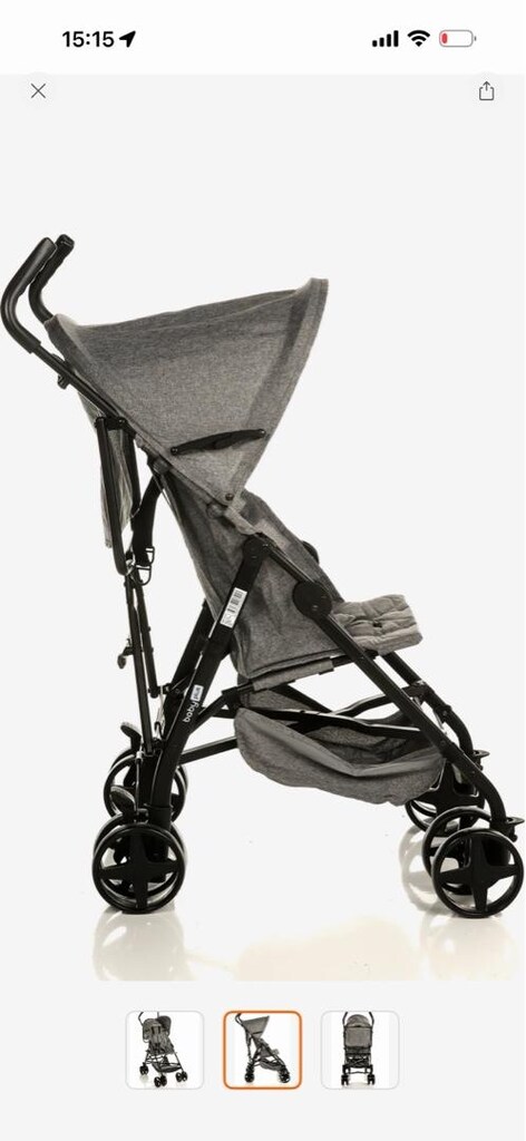 baby plus galaxy up yarım yatarlı bebek arabası - 3
