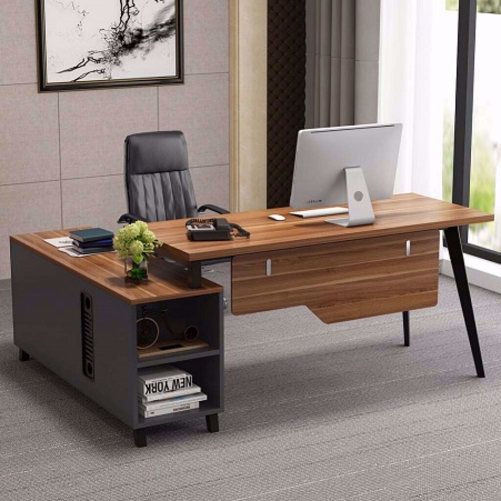BÜRO MASASI - MEMUR MASASI - ETAJERLİ ÇALIŞMA MASASI / QUİK OFİS - 9