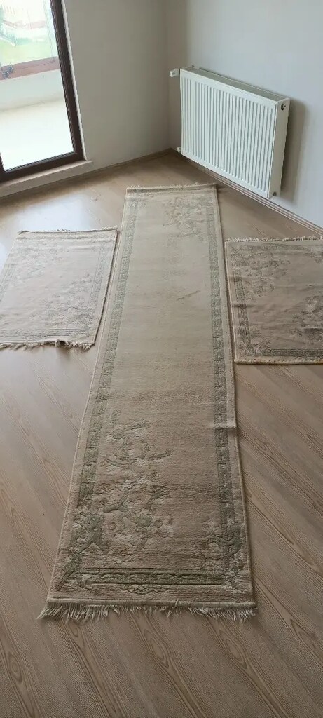 2 adet Isparta yün halisi çifti 1650tl - 3