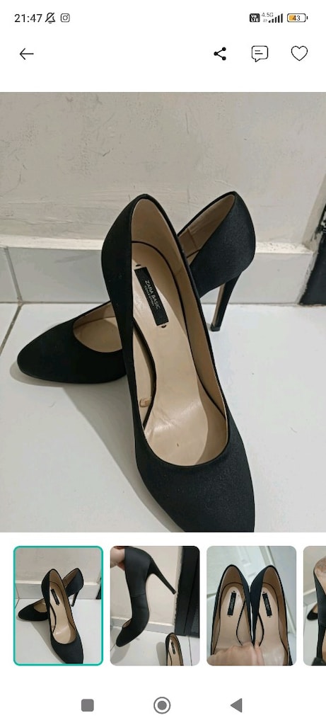 zara stiletto ayakkabı