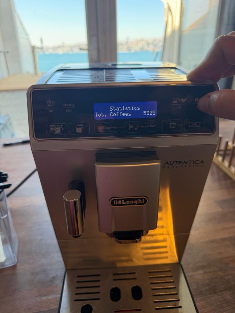 İyi kullanılmış Delonghi Autentica Cappuccino Kahve Makinesi - 6