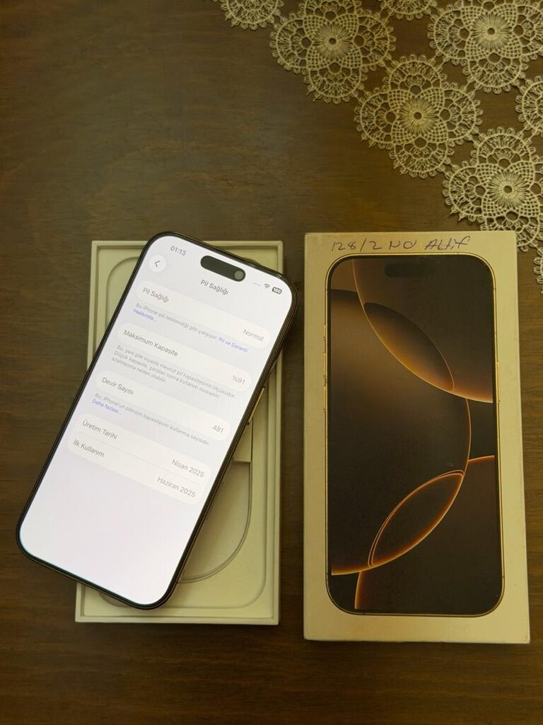 İPhone 16 PRO 128 GB YD Çift Fiziki Kutulu Sıfırdan Farksız - 3