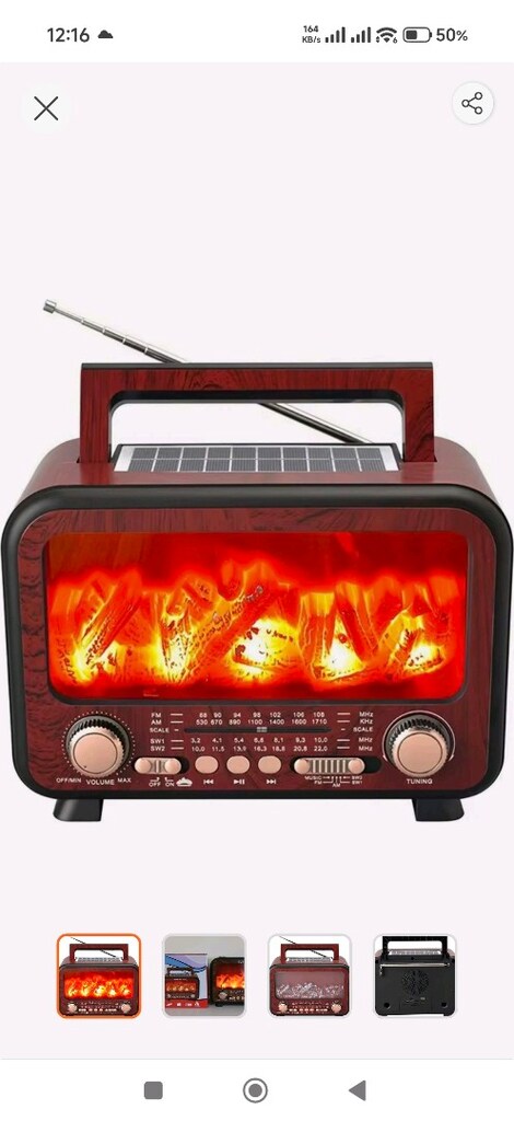 Everton Rt-754 Bluetooth Fm-Usb-Tf-Aux Şarjlı Nostaljik Radyo - 2