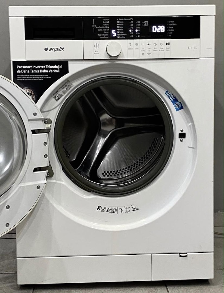 ARÇELİK 8 KG A+++ 1200 DEVİR ÇAMAŞIR MAKİNESİ HEMEN TESLİMAT - 4