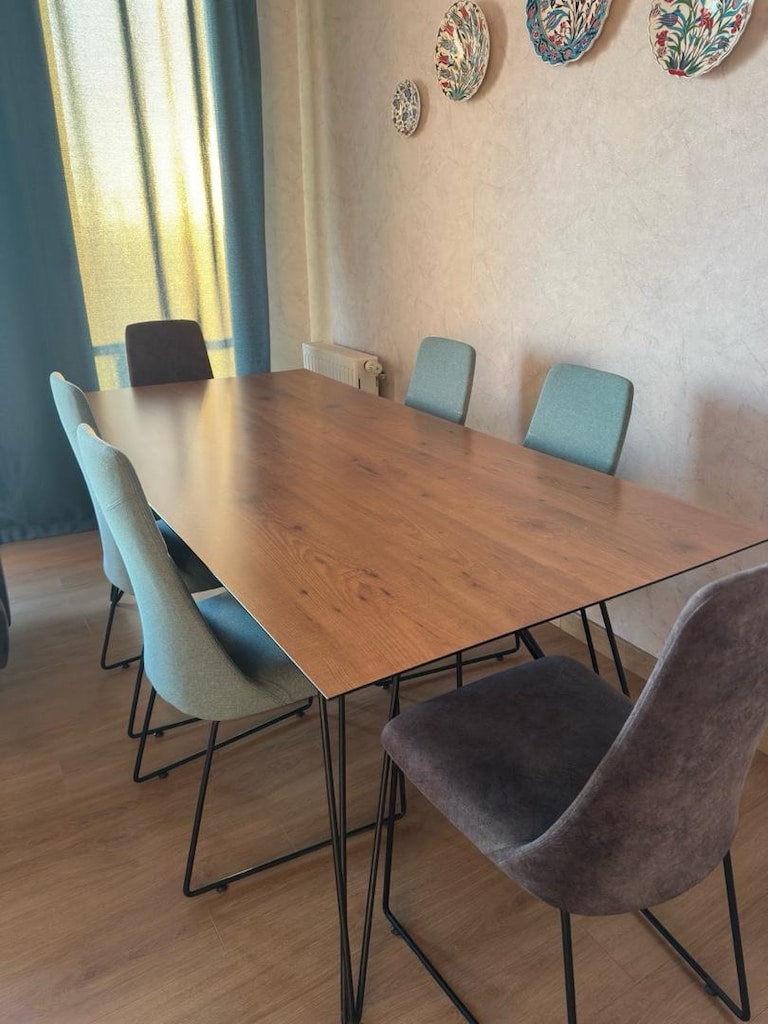 AHŞAP YEMEK MASASI x 6 SANDALYE - 5