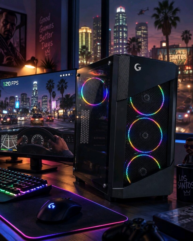 ACİL SATILIK! RGB Işıklı Oyuncu Kasası GTX 1650 + 24 GB RAM - 3