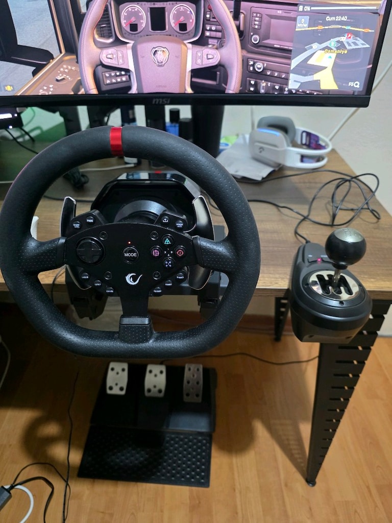 Rampage FORCE V995 Pedallı -El Vitesi- Oyun Direksiyonu