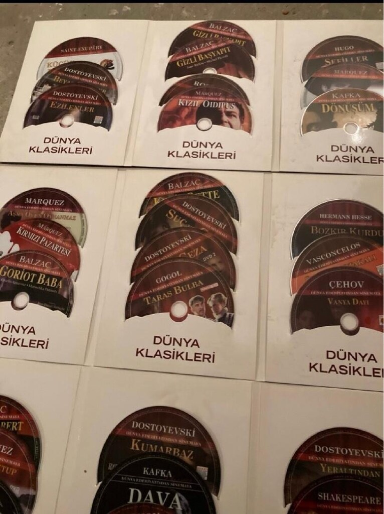 Dünya Klasikleri DVD Seti I-II-III 29 Cd - 2