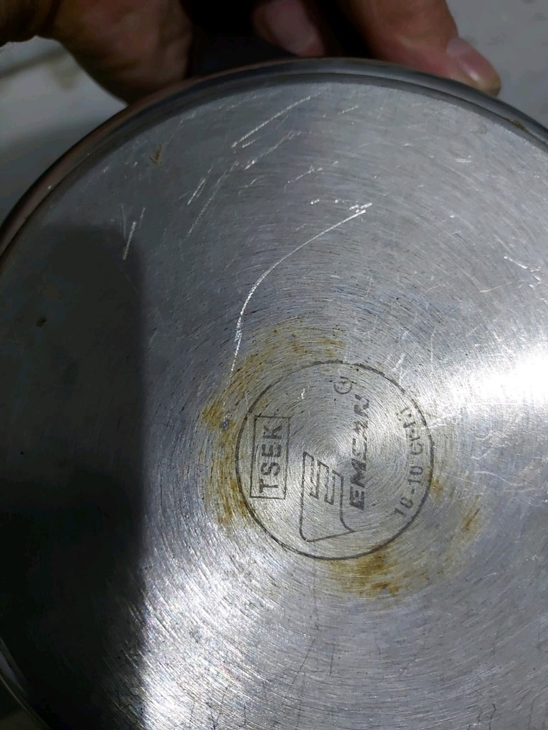 Vintage Emsan orijinal çelik tencere seti. Açıklamayı okuyunuz. - 17