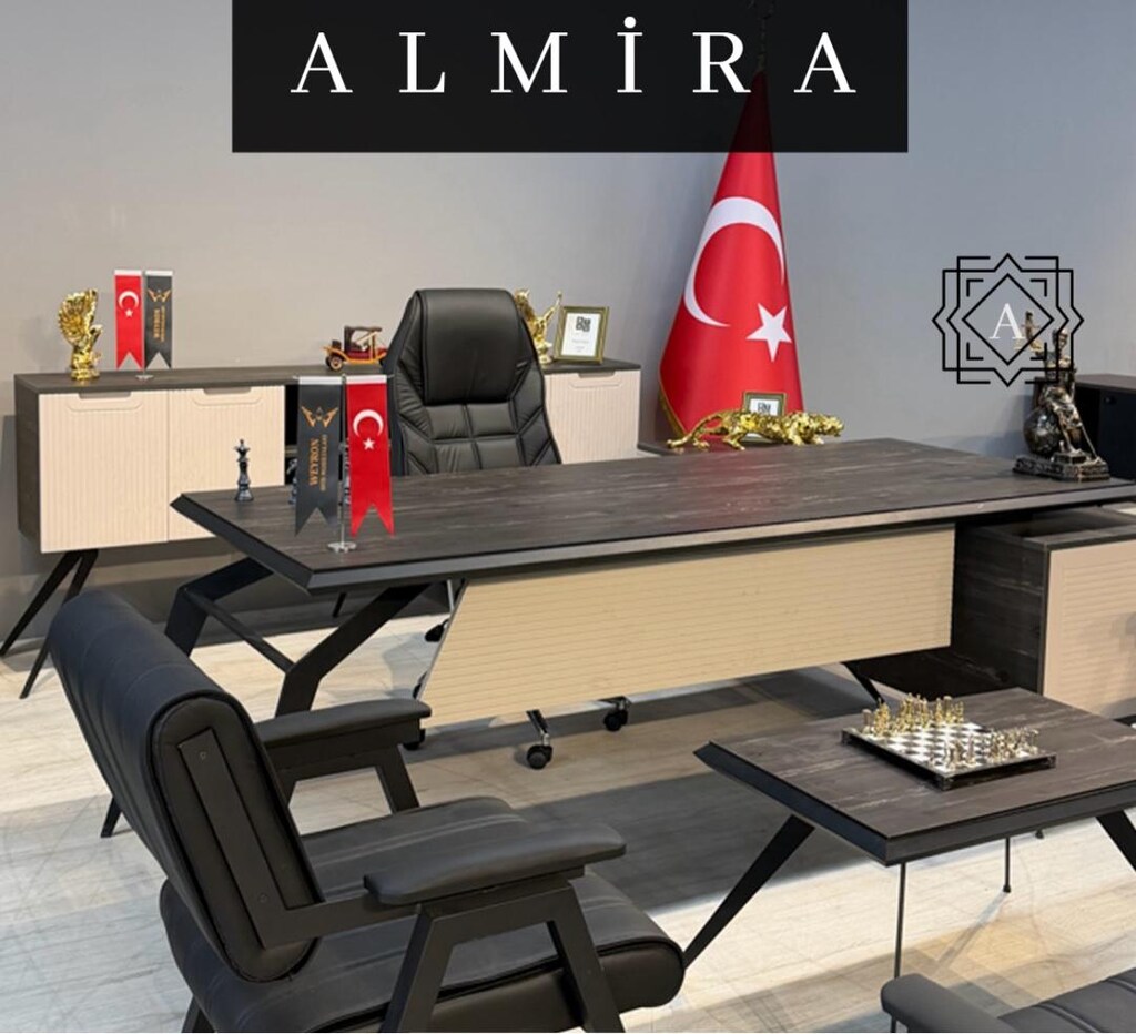 ALMİRA ULTRA LÜKS OFİS TAKIMI OFİS MOBİLYA TAKIMI - 2
