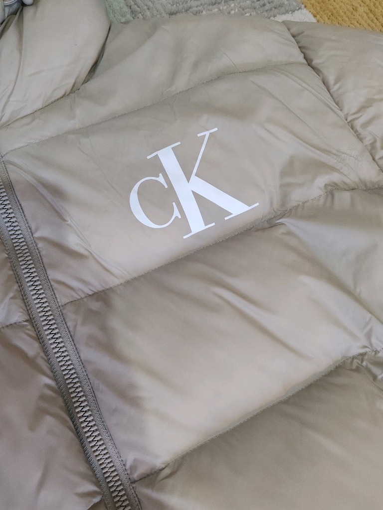 Calvin Klein Bej Şişme Mont - 3