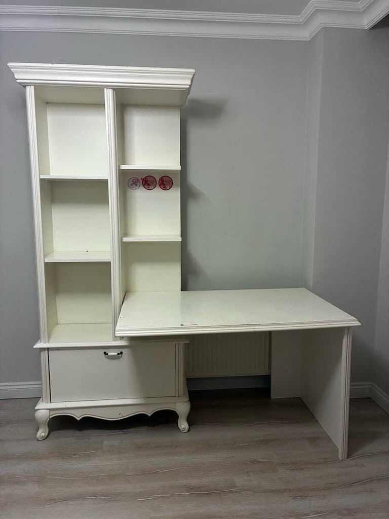 kitaplıklı çalışma masası - 3