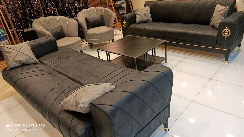 SIFIR SALON TAKIMI 3+3+1+1 İMALATTAN KOLTUK TAKIMI - 3