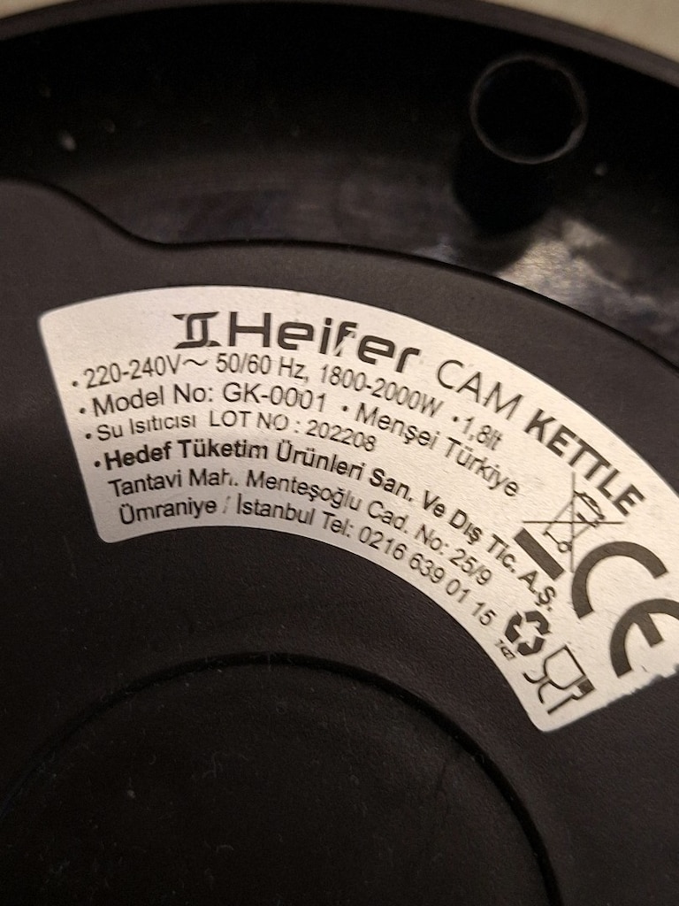Gökkuşağı renklerinde Işıklı Cam kettle heifer - 9