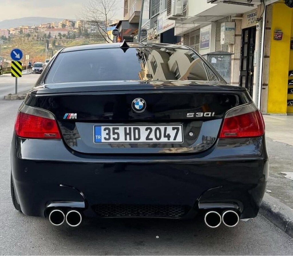 E60 bagaj spoiler sıfır - 6